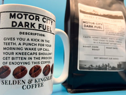 Motor City Dark Fuel, Fresh Made to Roast Coffee