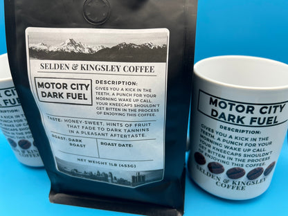 Motor City Dark Fuel, Fresh Made to Roast Coffee