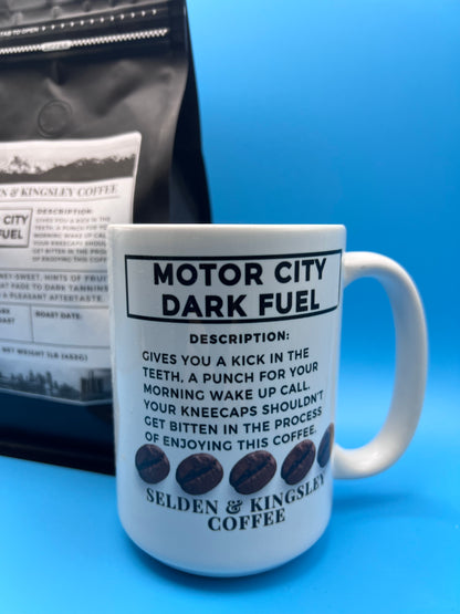 Motor City Dark Fuel, Fresh Made to Roast Coffee