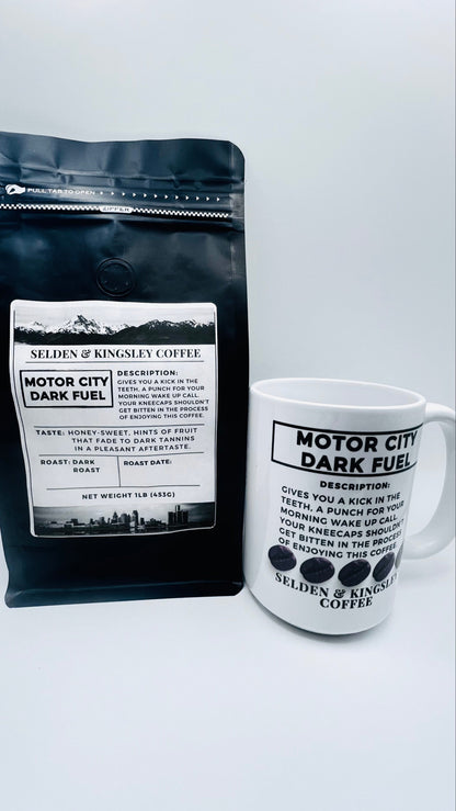 Motor City Dark Fuel, Fresh Made to Roast Coffee