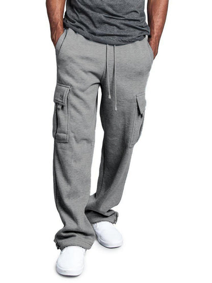 Men's retro casual leggings trousers, men's overalls