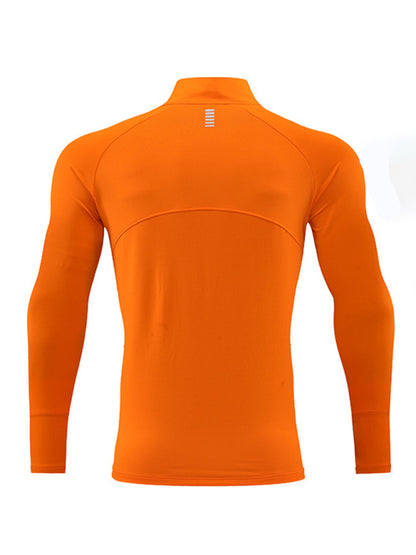 Men's long-sleeved quick-drying fitness top