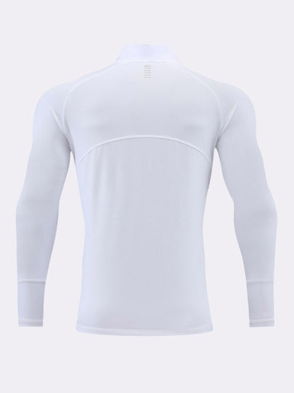 Men's long-sleeved quick-drying fitness top