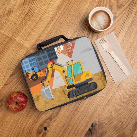 Construction Lunch Bag | Excavator Lunch Box - seldenkingsley