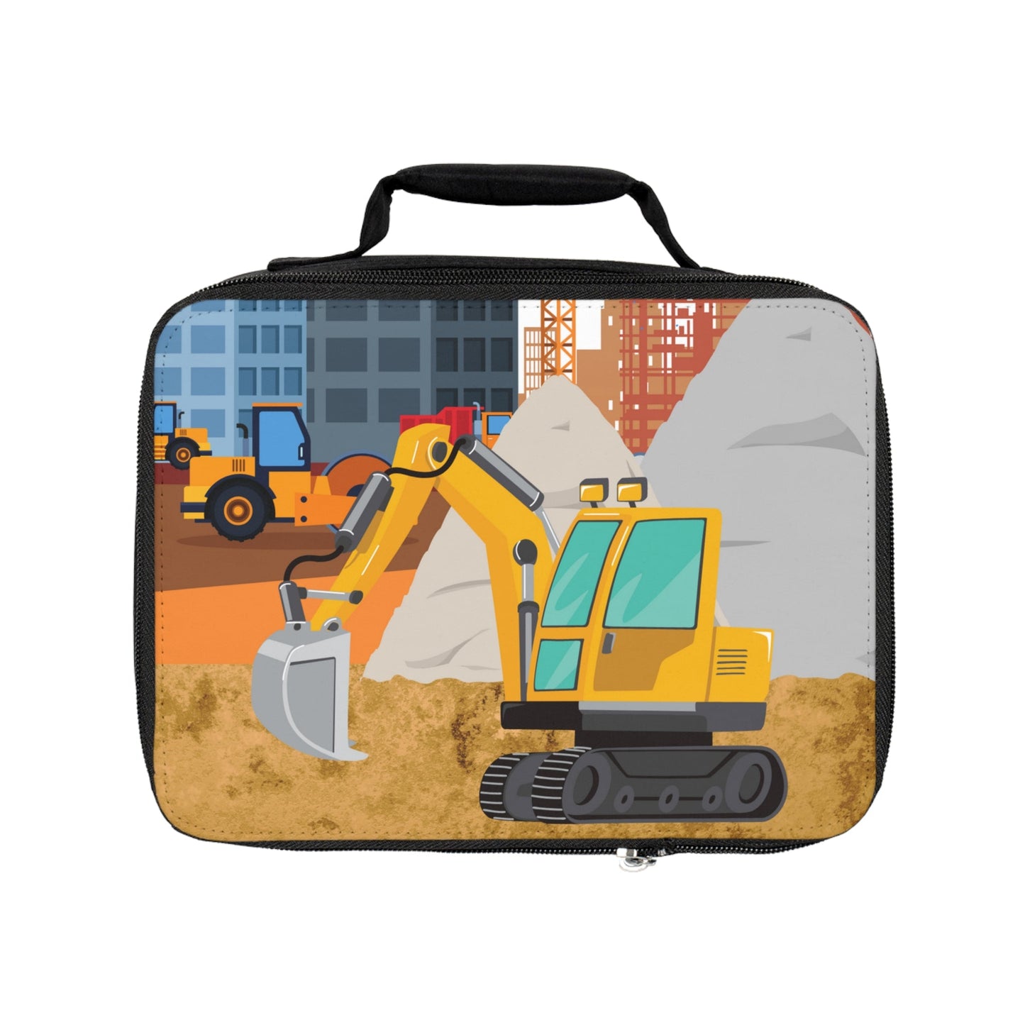 Construction Lunch Bag | Excavator Lunch Box - seldenkingsley