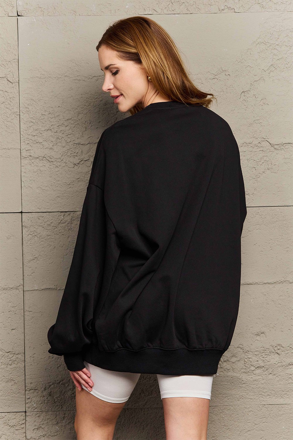 Simply Love Full Size Eagle Graphic Drop Shoulder Sweatshirt - Selden & Kingsley