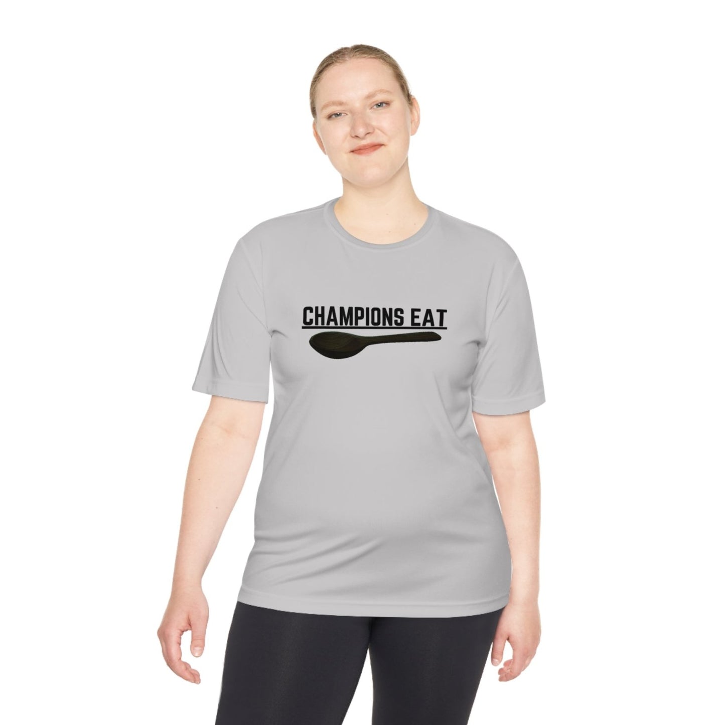 Stay Cool and Dry with our "Champion's Eat" Workout T-Shirt - Quick Dry Technology - Selden & Kingsley