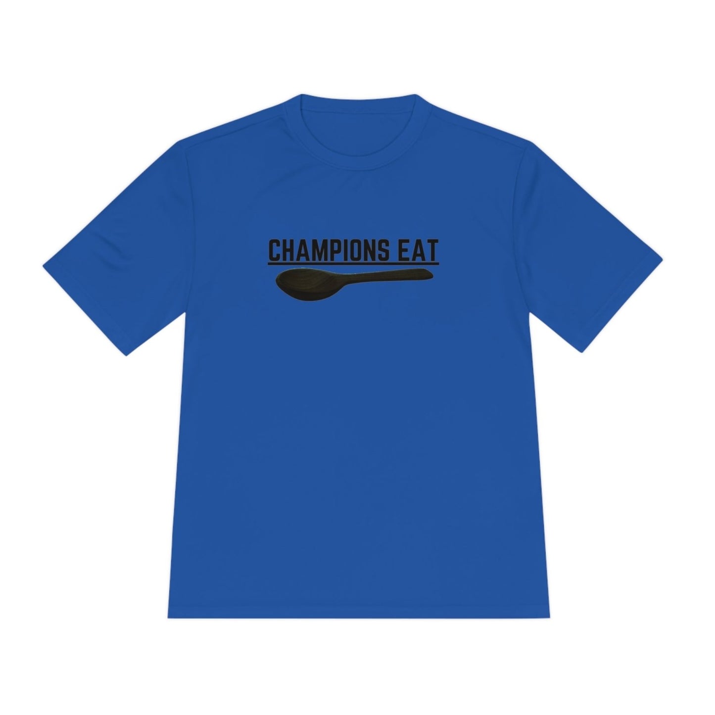 Stay Cool and Dry with our "Champion's Eat" Workout T-Shirt - Quick Dry Technology - Selden & Kingsley