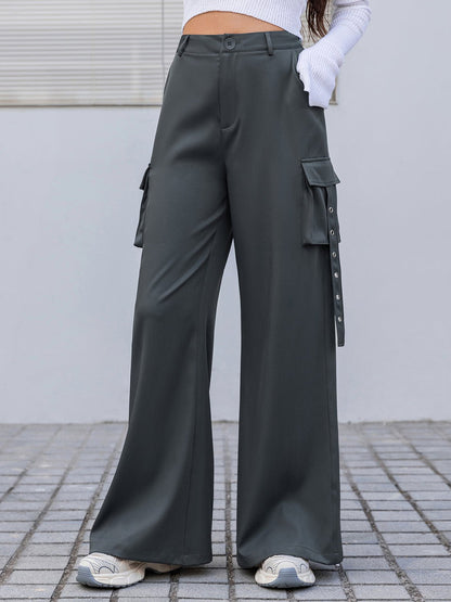 Wide Leg Cargo Pants - Selden & Kingsley