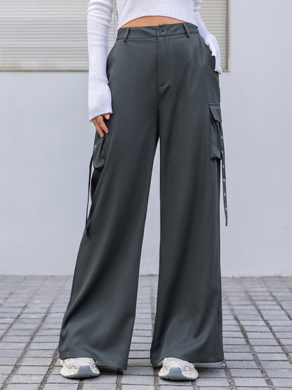 Wide Leg Cargo Pants - Selden & Kingsley