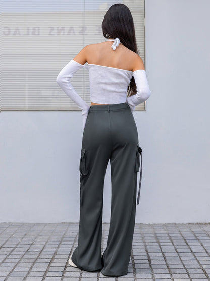 Wide Leg Cargo Pants - Selden & Kingsley