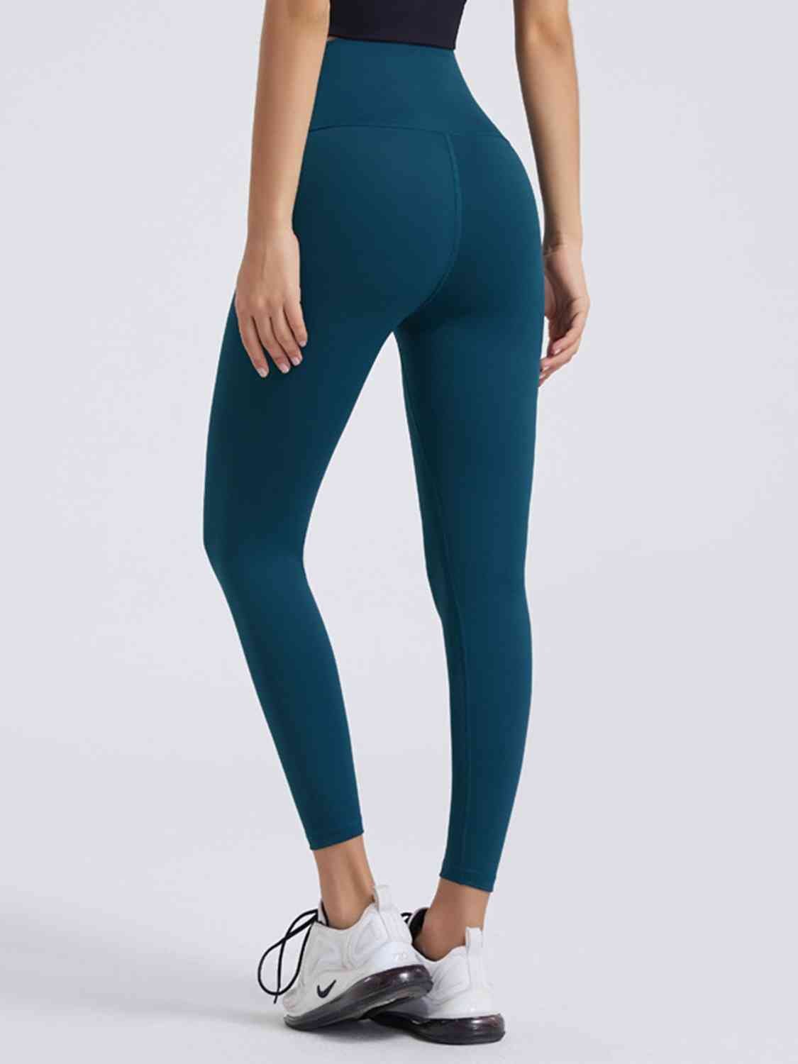 Wide Waistband Sports Leggings - Selden & Kingsley