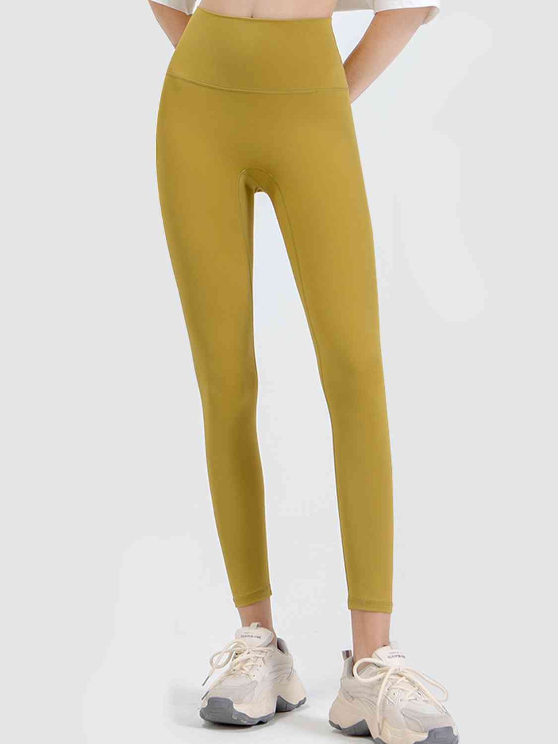 Wide Waistband Sports Leggings - Selden & Kingsley