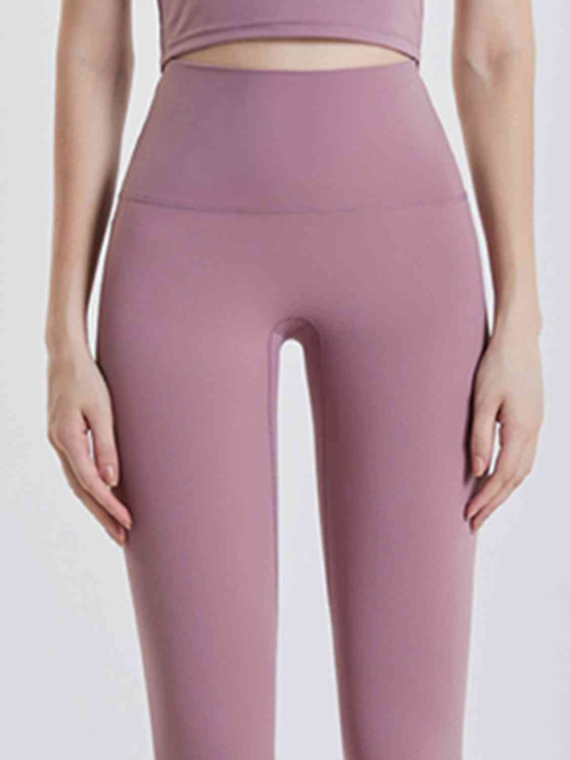 Wide Waistband Sports Leggings - Selden & Kingsley