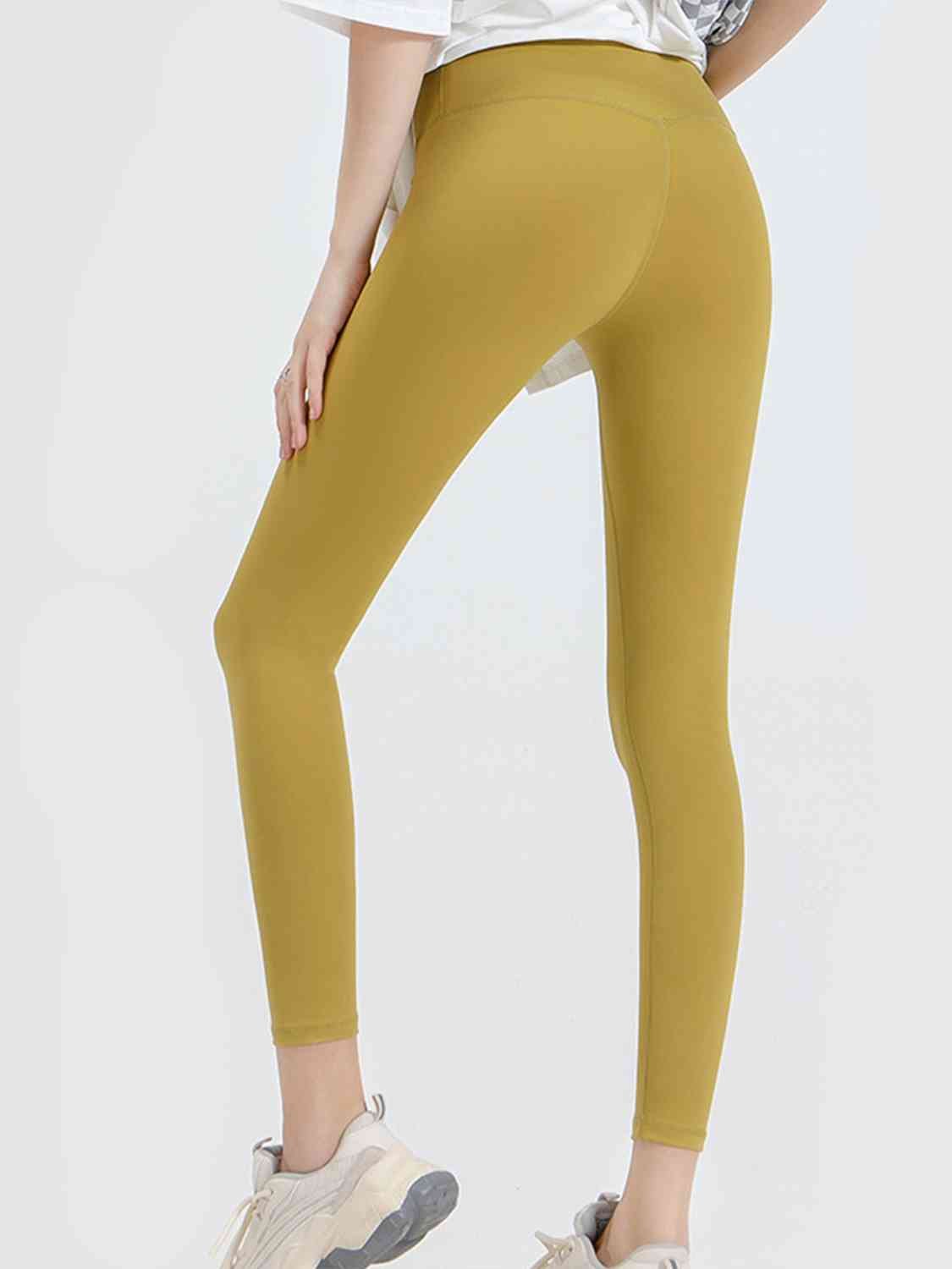 Wide Waistband Sports Leggings - Selden & Kingsley