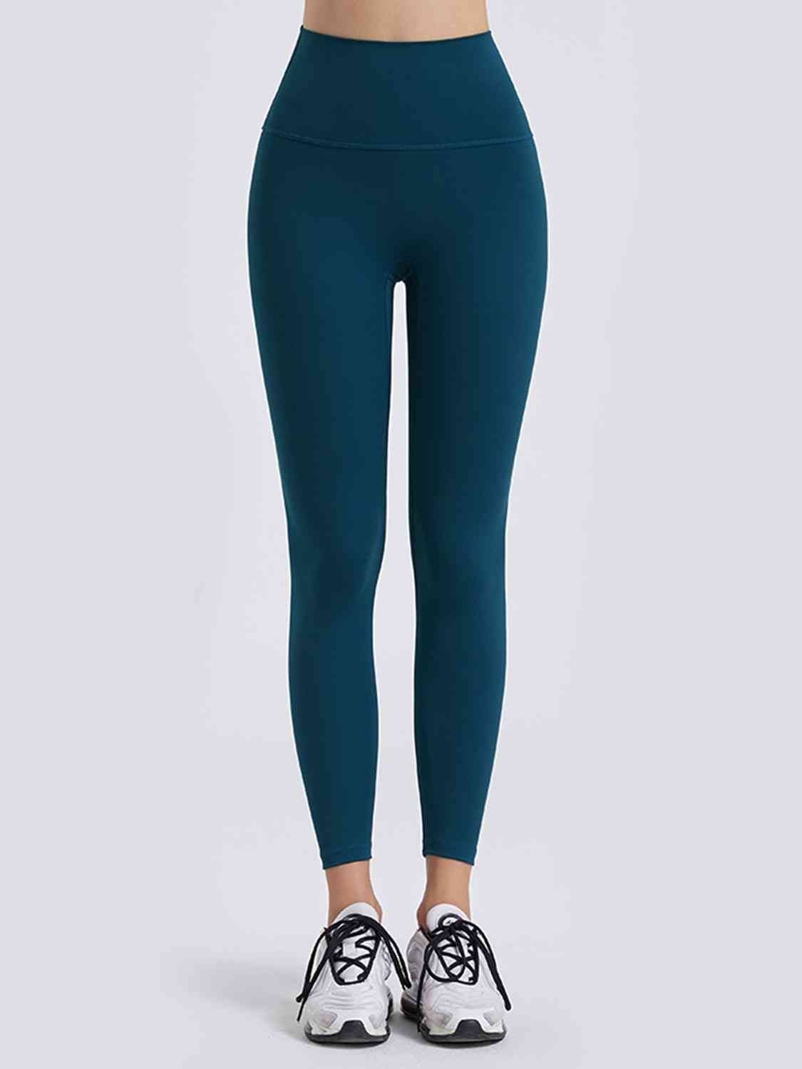 Wide Waistband Sports Leggings - Selden & Kingsley