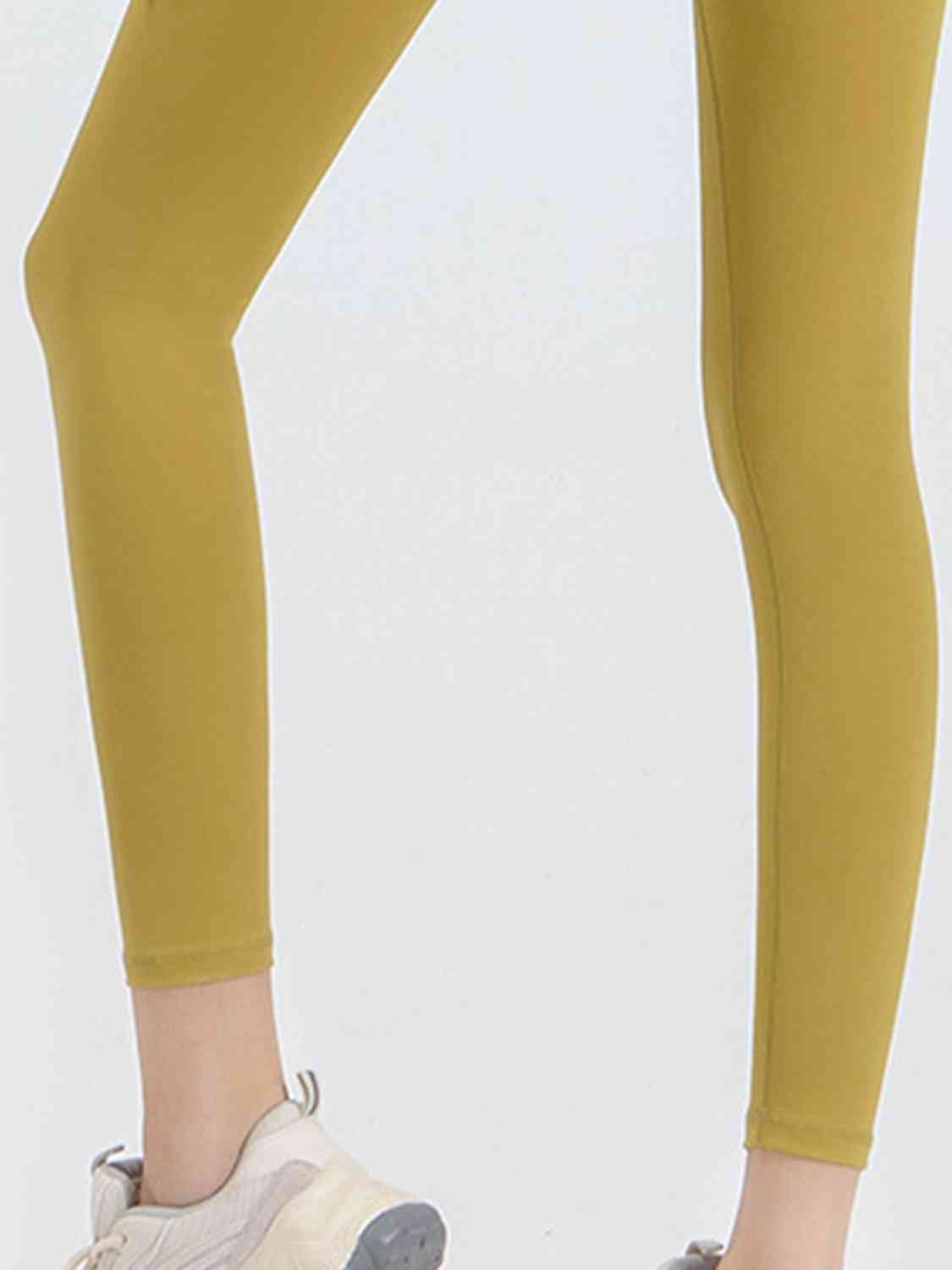 Wide Waistband Sports Leggings - Selden & Kingsley