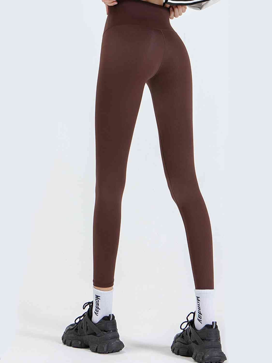 Wide Waistband Sports Leggings - Selden & Kingsley