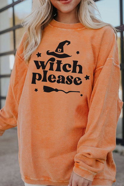 WITCH PLEASE Graphic Dropped Shoulder Sweatshirt - Selden & Kingsley