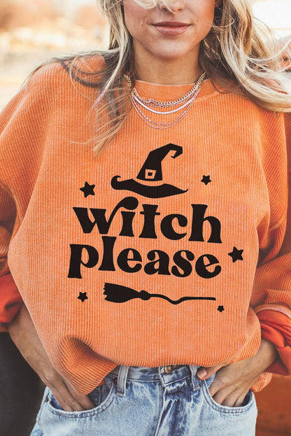 WITCH PLEASE Graphic Dropped Shoulder Sweatshirt - Selden & Kingsley